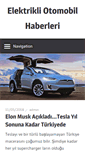Mobile Screenshot of elektrikliotomobiliniz.com