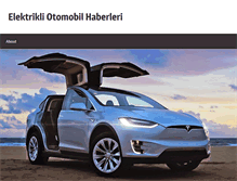Tablet Screenshot of elektrikliotomobiliniz.com